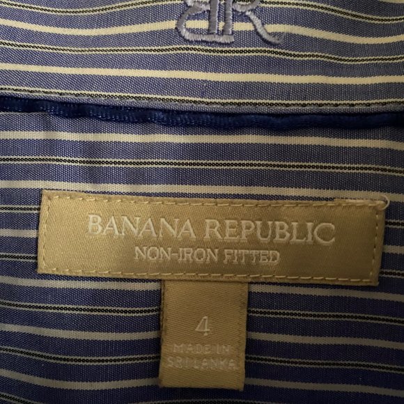 Banana Republic Pin Striped Long Sleeve Button Down Shirt - Picture 6 of 6